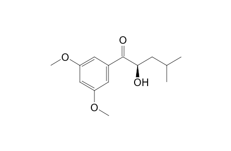 (R)-2-Hydroxy-1-(3,5-dimethoxyphenyl)-4-methylpentan-1-one