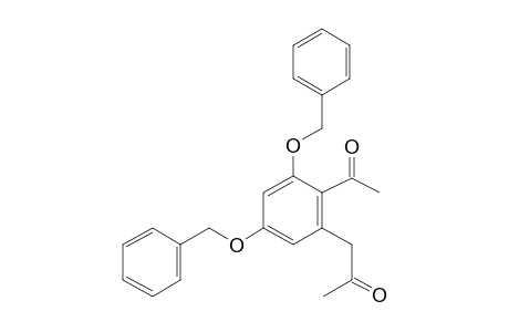 2-Propanone, 1-[2-acetyl-3,5-bis(benzyloxy)phenyl]-