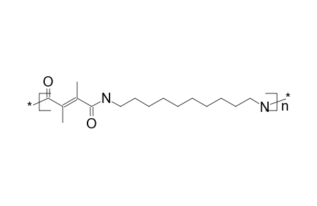 Poly(decamethylene-2,3-dimethylfumaramide)