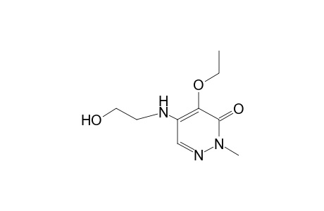 4-ethoxy-5-[(2-hydroxyethyl)amino]-2-methyl-3(2H)-pyridazinone