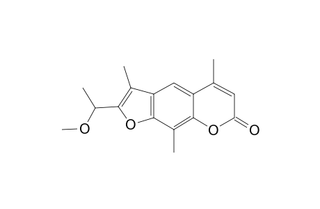 2-(1-methoxyethyl)-3,5,9-trimethyl-7H-furo[3,2-g]chromen-7-one
