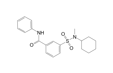 3-([Cyclohexyl(methyl)amino]sulfonyl)-N-phenylbenzamide