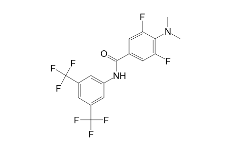 4-(dimethylamino)-alpha,alpha,alpha,alpha',alpha',alpha'-octafluoro-3',5'-benzoxylidide