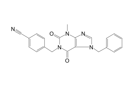 4-(7-Benzyl-3-methyl-2,6-dioxo-2,3,6,7-tetrahydro-purin-1-ylmethyl)-benzonitrile