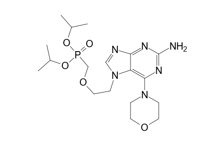 Diisopropyl{2-[2-amino-6-(morpholino)-7H-purine-7-yl]ethoxy}methylphosphonate