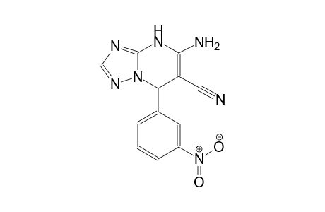 5-amino-7-(3-nitrophenyl)-4,7-dihydro[1,2,4]triazolo[1,5-a]pyrimidine-6-carbonitrile