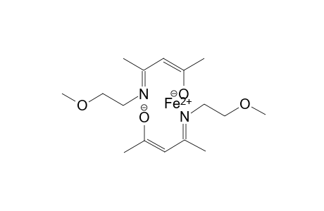 N-(2'-methoxyethyl)-2-penten-2-on-4-iminate iron(II)