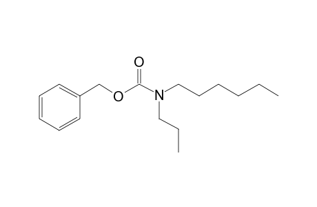 Carbonic acid, monoamide, N-propyl-N-hexyl-, benzyl ester