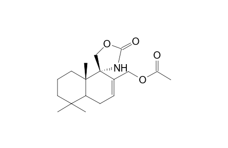 Spiro[12-acetoxy-7-drimen-9,4'-1'-aza-3'-oxacyclopentan-2'-one]