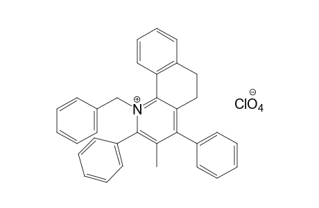 1-benzyl-5,6-dihydro-2,4-diphenyl-3-methylbenzo[h]quinolinium perchlorate