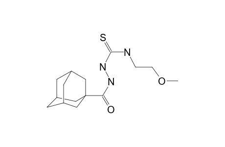 2-(1-Adamantylcarbonyl)-N-(2-methoxyethyl)hydrazinecarbothioamide