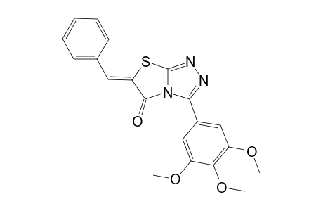 (6Z)-6-benzylidene-3-(3,4,5-trimethoxyphenyl)[1,3]thiazolo[2,3-c][1,2,4]triazol-5(6H)-one