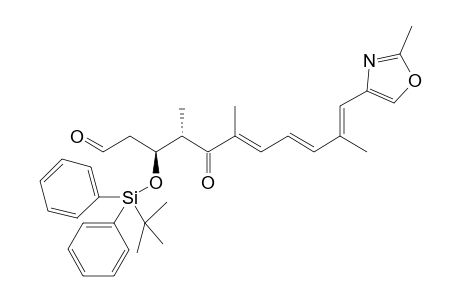 (3S,4S,6E,8E,10E)-3-((tert-Butyldiphenylsilyl)oxy)-4,6,10-trimethyl-11-(2'-methyloxazol-4'-yl)-1-oxo-6,8,10-undecatrien-5-one