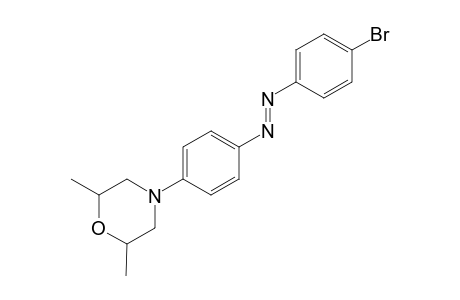 Morpholine, 4-[4-[(4-bromophenyl)azo]phenyl]-2,6-dimethyl-