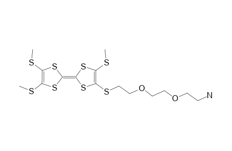 7-{2'-[2"-(2'"-Aminoethoxy)ethoxy]ethylthio}]-2,3,6-tris(methylthio)tetrathiafulvene