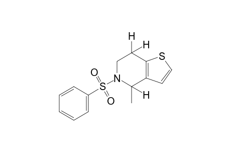 4-Methyl-5-(phenylsulfonyl)-4,5,6,7-tetrahydrothieno[3,2-C]pyridine