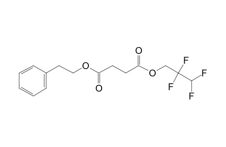 Succinic acid, 2,2,3,3-tetrafluoropropyl phenethyl ester