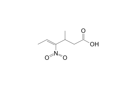 3-Methyl-4-nitro-hex-4-enoic acid