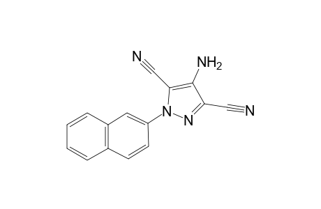 4-Amino-1-(2-naphthyl)-1H-pyrazole-3,5-dicarbonitrile