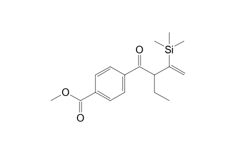 Methyl 4-(2-ethyl-3-(trimethylsilyl)but-3-enoyl)benzoate