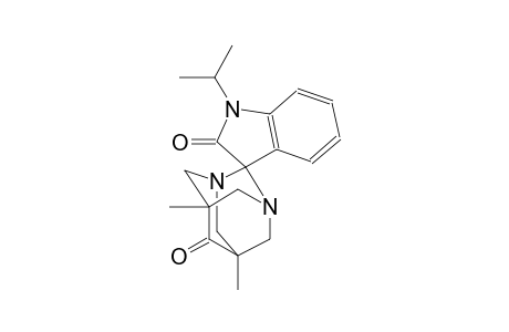 (1R,3S,5r,7r)-1'-isopropyl-5,7-dimethyl-1,3-diazaspiro[adamantane-2,3'-indoline]-2',6-dione