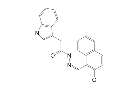 (Z)-HL;N'-[(2-HYDROXYHAPHTHALEN-1-YL)-METHYLENE]-2-(1H-INDOL-3-YL)-ACETOHYDRAZIDE