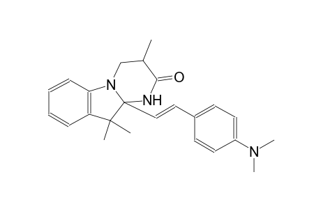 pyrimido[1,2-a]indol-2(1H)-one, 10a-[(E)-2-[4-(dimethylamino)phenyl]ethenyl]-3,4,10,10a-tetrahydro-3,10,10-trimethyl-