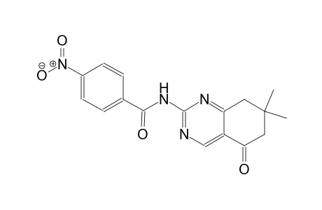 benzamide, 4-nitro-N-(5,6,7,8-tetrahydro-7,7-dimethyl-5-oxo-2-quinazolinyl)-