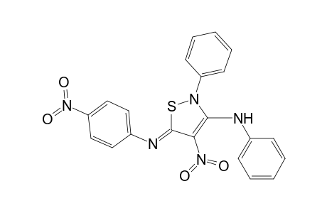 N-(4'-Nitrophenyl)-4-nitro-2-phenyl-3-(phenylamino)isothiazol-5(2H)-imine