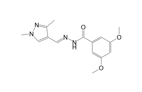 N'-[(E)-(1,3-dimethyl-1H-pyrazol-4-yl)methylidene]-3,5-dimethoxybenzohydrazide
