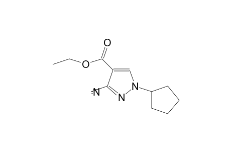 3-cyano-1-cyclopentyl-pyrazole-4-carboxylic acid ethyl ester