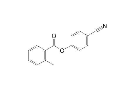 o-Toluic acid, 4-cyanophenyl ester