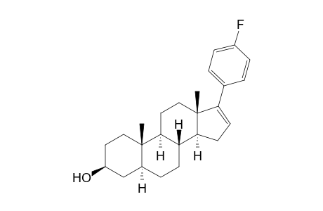 (3beta,5alpha)-17-(4'-fluorophenyl)androst-16-en-3-ol