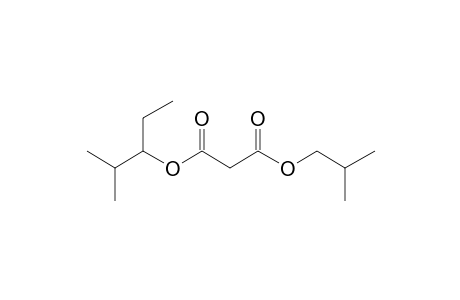 Malonic acid, isobutyl 2-methylpent-3-yl ester