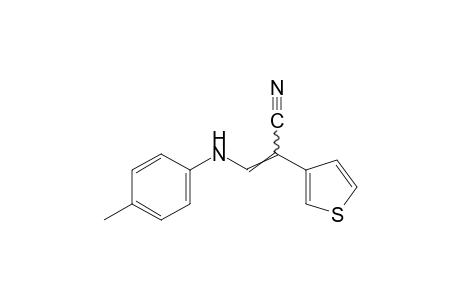 alpha-[(p-toluidino)methylene]-3-thiopheneacetonitrile