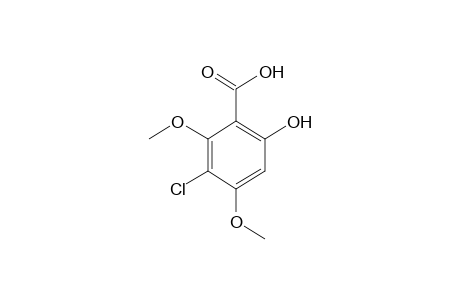 5-chloro-4,6-dimethoxysalicylic acid