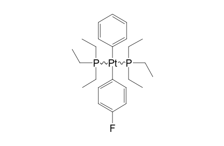 TRANS-PHENYL-4-FLUOROPHENYL-BIS-(TRIETHYLPHOSPHINE)-PLATINUM-(II)