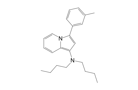 N,N-Dibutyl-3-(3-tolyl)indolizin-1-amine