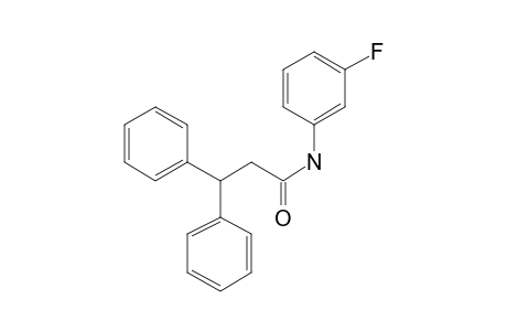 Propanamide, 3,3-diphenyl-N-(3-fluorophenyl)-