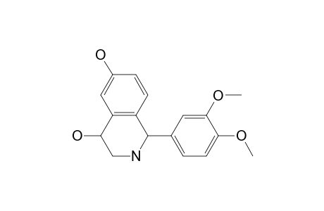 1-(3,4-Dimethoxyphenyl)-1,2,3,4-tetrahydroisoquinoline-4,6-diol