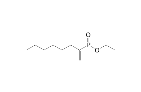 Ethyl-(1-hexyl-vinyl)-phosphinate;minor-isomer