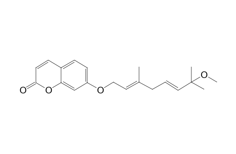 7-[(7-Methoxy-3,7-dimethyl-2,5-octadienyl)oxy]-2H-1-benzopyran-2-one