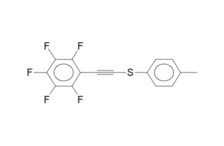 PENTAFLUOROPHENYLETHYNYL(PARA-TOLYL)SULPHIDE