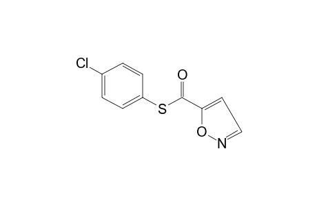 5-isoxazolecarbothioic acid, S-(p-chlorophenyl) ester