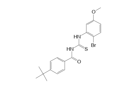 1-(2-bromo-5-methoxyphenyl)-3-(p-tert-butylbenzoyl)-2-thiourea