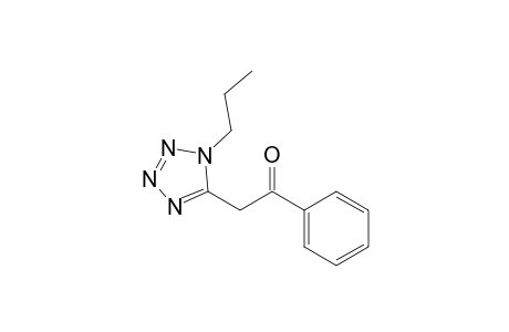 1-Propyl-5-(benzoyl)methyltetrazole