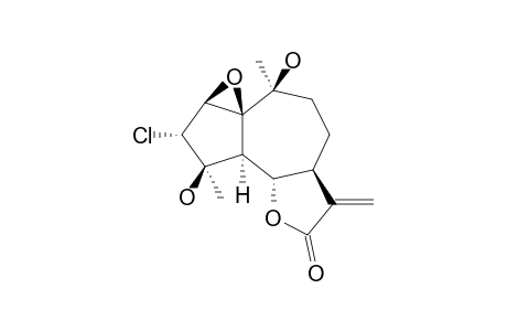 3-ALPHA-CHLORO-4-BETA,10-BETA-DIHYDROXY-1-BETA,2-BETA-EPOXY-5-ALPHA,7-ALPHA-H-GUAI-11(13)-EN-12,6-OLIDE