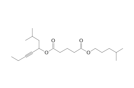 Glutaric acid, isohexyl 2-methyloct-5-yn-4-yl ester