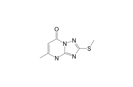 5-methyl-2-methylsulfanyl-1H-[1,2,4]triazolo[5,1-b]pyrimidin-7-one