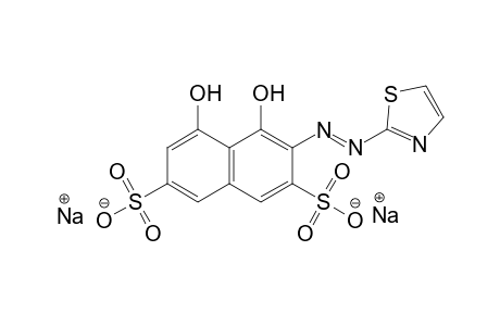 4,5-dihydroxy-3-(2-thiazolylazo)-2,7-naphthalenedisulfonic acid, disodium salt